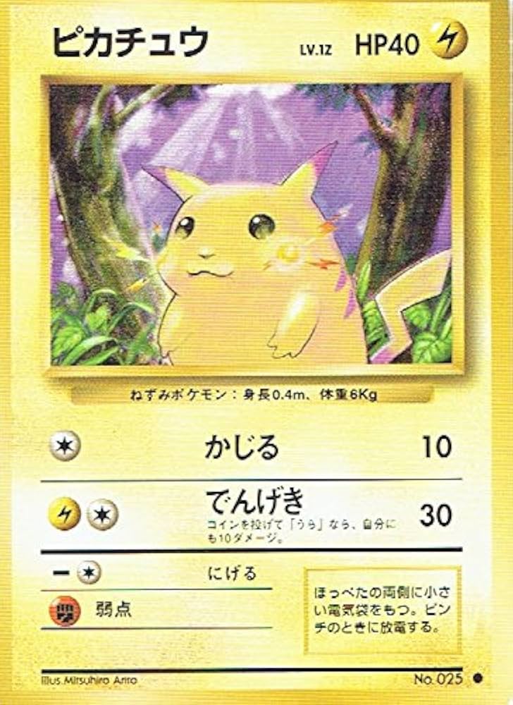 Amazon.co.jp: ポケットモンスター ピカチュウLv.12 025○ ポケモン
