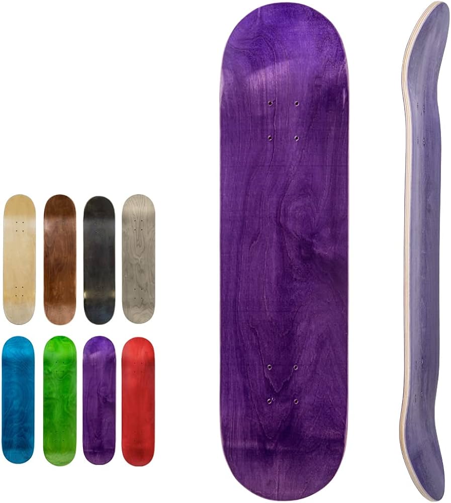 Amazon | 全8カラー スケートボード ブランクデッキ 8インチ デッキ 板