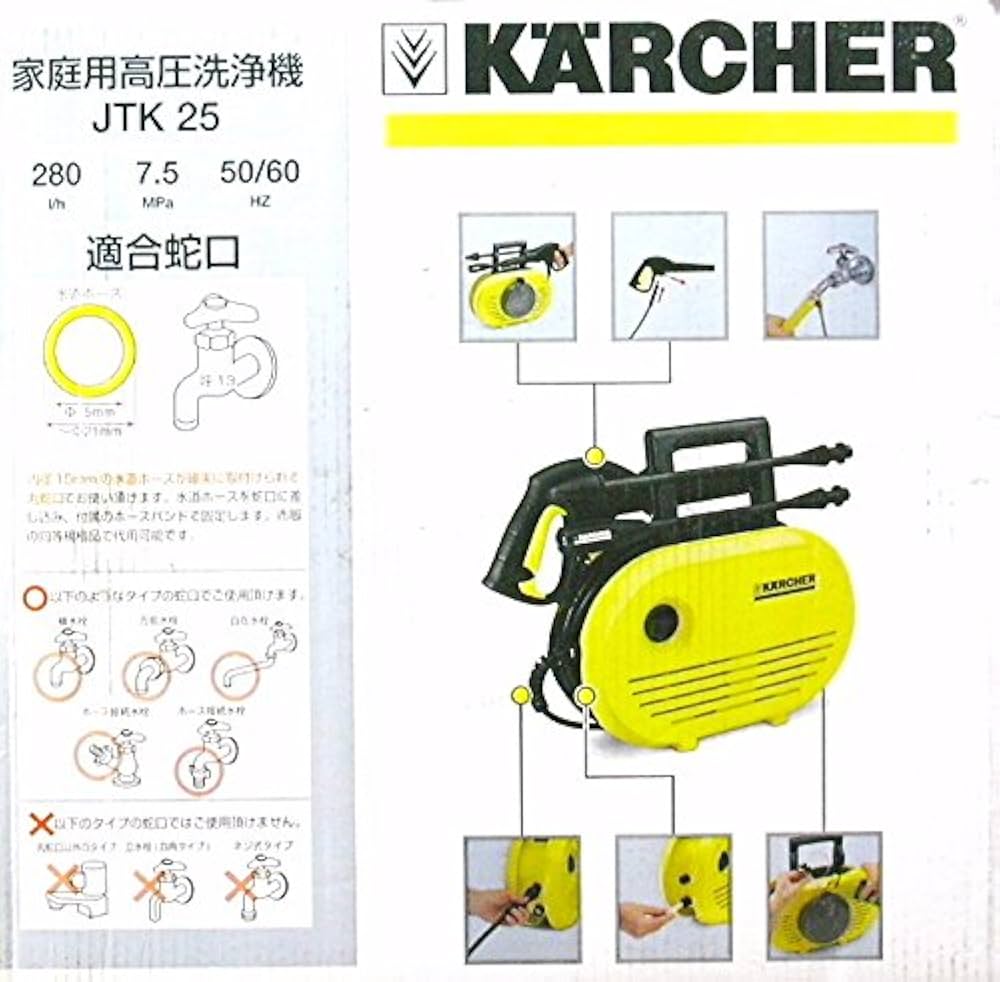 Amazon.co.jp: KARCHER JAPAN JTK25 Household High Pressure Cleaner