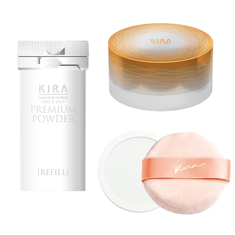 KIRA パーフェクトフェイスパウダー リフィル ベージュ62 21g 3個 KIRA