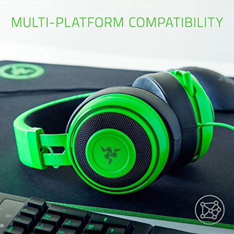 Amazon.co.jp: Razer Kraken Pro V2 Gaming head set Green : パソコン