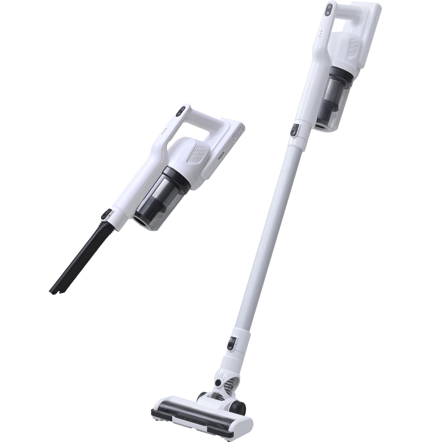 Amazon | [山善] 掃除機 コードレス 充電式 サイクロン 軽量