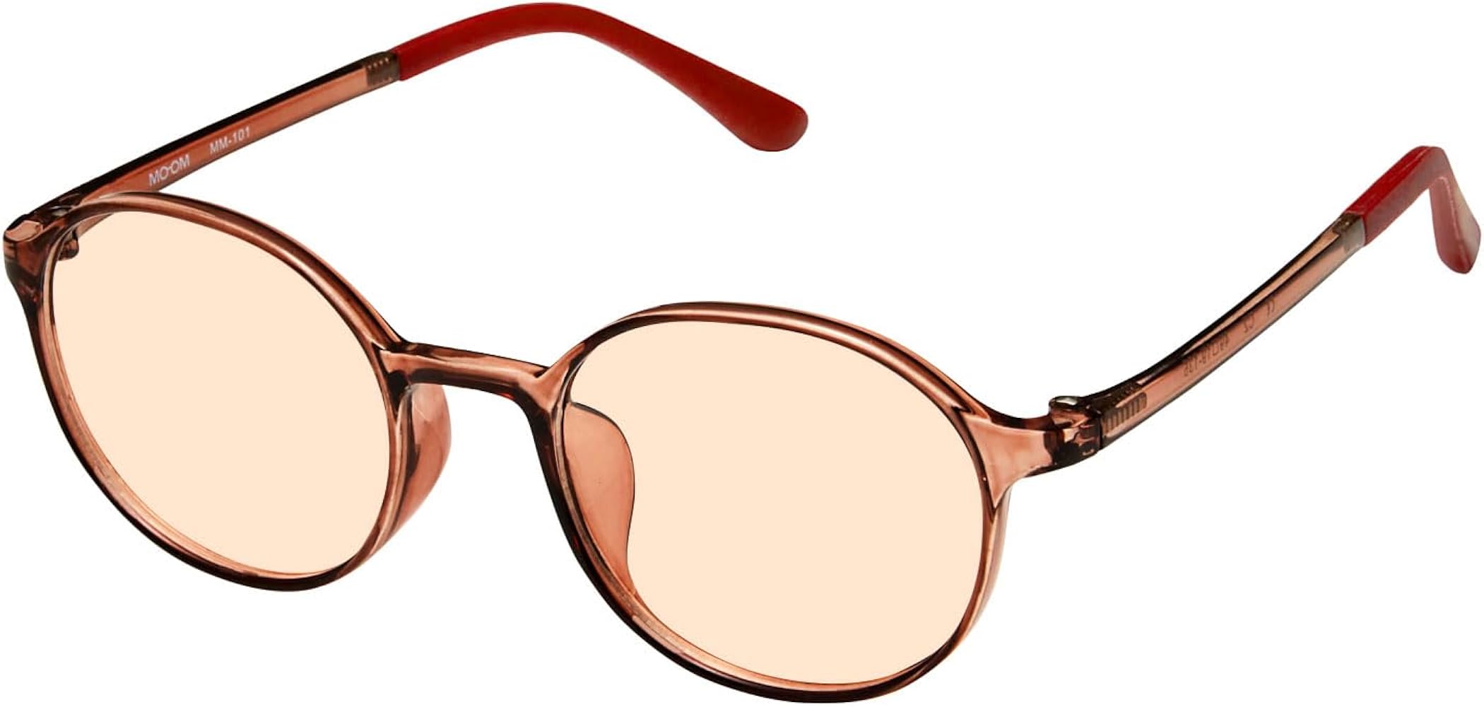 Amazon | [MOOM] 色付きレンズ カラーレンズ 色付きメガネ 度付き 度