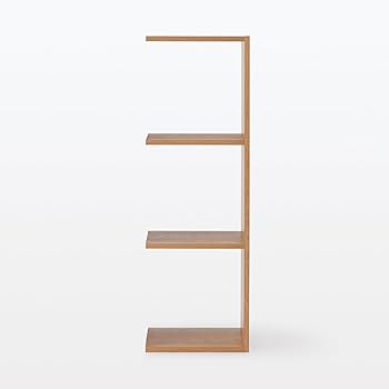 Amazon｜無印良品 スタッキングシェルフ・追加3段・オーク材 幅40×奥行