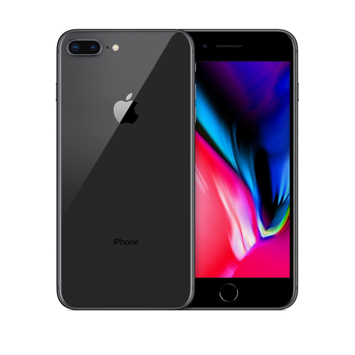 Apple iPhone 8 Plus, GSM Unlocked, 64GB - Space Gray (Renewed
