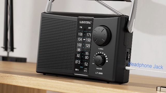 Amazon.com: LEOTEC Portable AM FM Radio with Best Reception AC