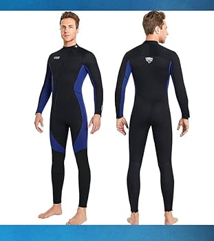 Amazon | Dive&Sail ウェットスーツ 3mm フルスーツ メンズ S ブルー