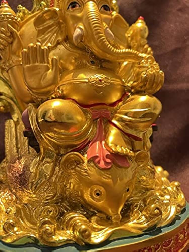 Amazon.co.jp: 夢をかなえるゾウ〜最幸運の神☆煌めくガネーシャ像 大