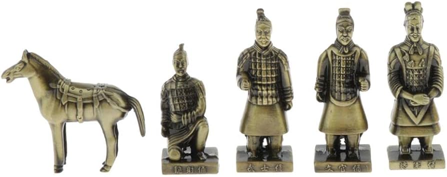 Amazon.co.jp: Hellery 兵馬俑 置物 観賞 秦の 秦 兵士 馬 中国 旅行