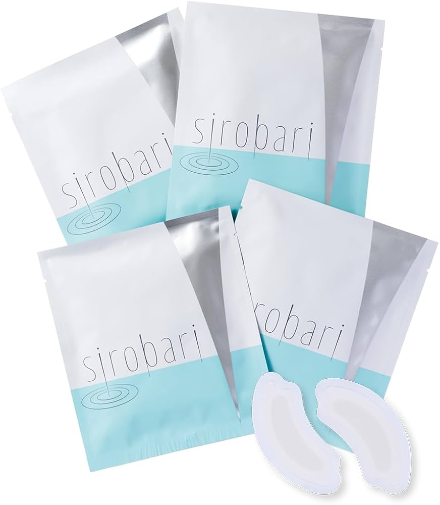 Amazon.co.jp: 【公式】 sirobari モイストパッチ 2枚×4シート 針美容