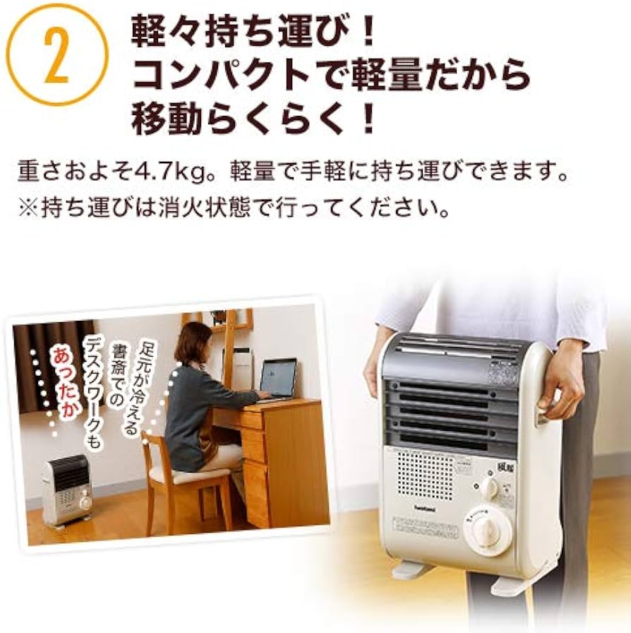 Amazon | Iwatani カセットガス ストーブ 風暖 日本製 コードレス
