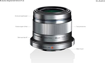 Amazon.com : OM SYSTEM Olympus M. Zuiko Digital ED 45mm f1.8