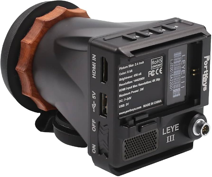 Amazon.com : Portkeys LEYE III 4K HDMI Electronic Viewfinder 2.4