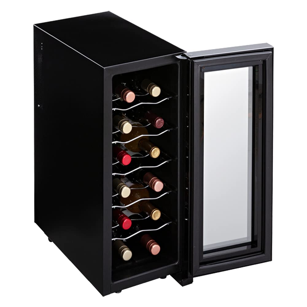Amazon.co.jp: アイリスオーヤマ ワインセラー 12本収納 33L 12~18