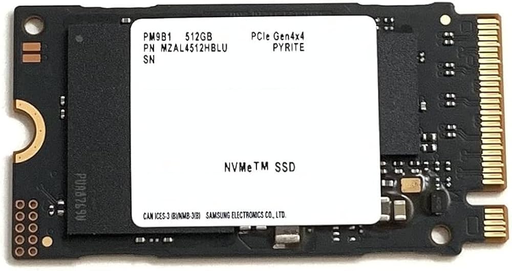Amazon | Samsung 512GB SSD M.2 2242 42mm PM9B1 NVMe PCIe 4.0 Gen4