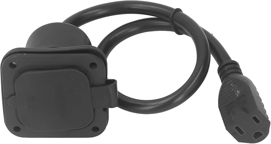 Amazon.co.jp: Jeffergarden AC電源インレットプラグ防水カバーNEMA 5