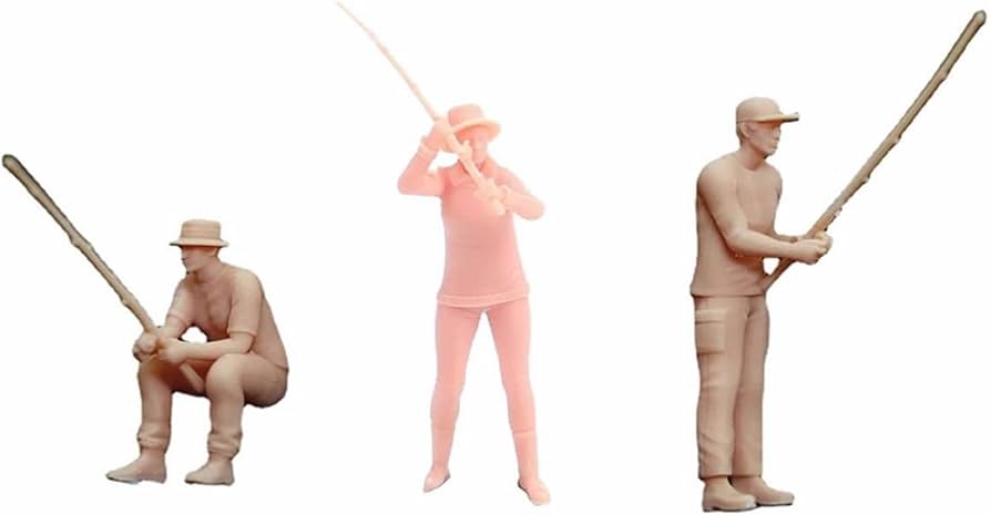 Amazon.co.jp: ZEDACAKAI 3個 1/43 フィギュアレクリエーション