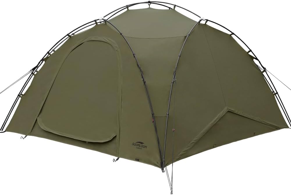 Amazon.co.jp: SoomloomダブルY字型ポールテントVIKING焚き火煙突穴