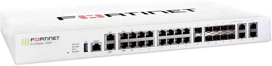 Amazon.com: Fortinet FortiGate-100F Hardware Plus 5 Year 24x7