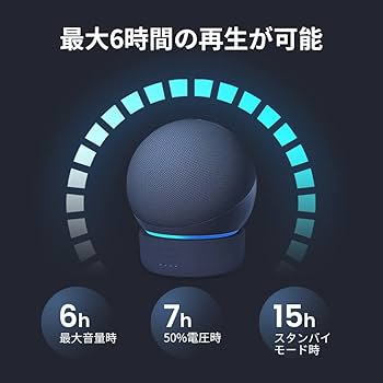 Amazon | GGMM D5 バッテリーベース ドット第4/5世代に適用 ポータブル