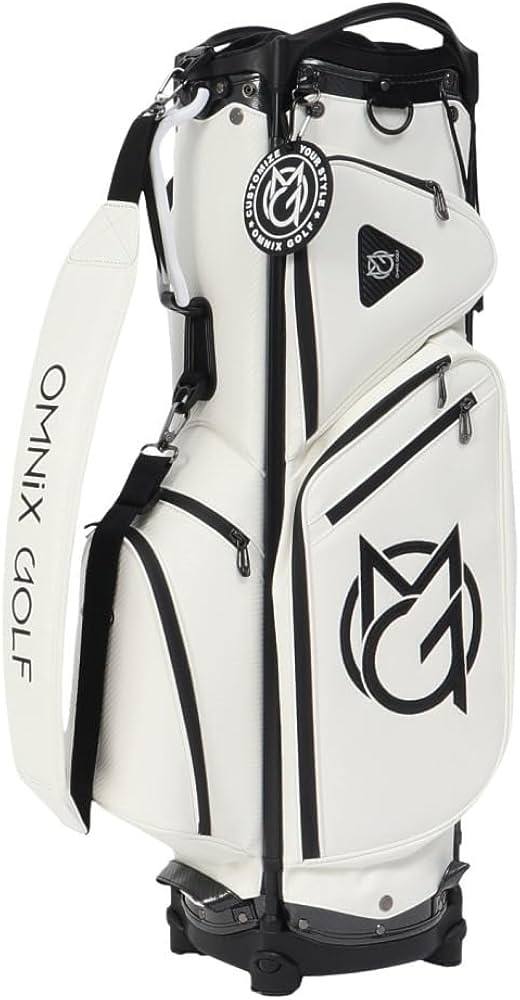 Amazon | オムニックスゴルフ キャディバッグ ホワイト Ranger