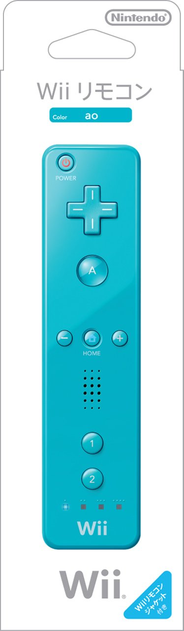 Amazon | Wiiリモコン (アオ) (「Wiiリモコンジャケット」同梱