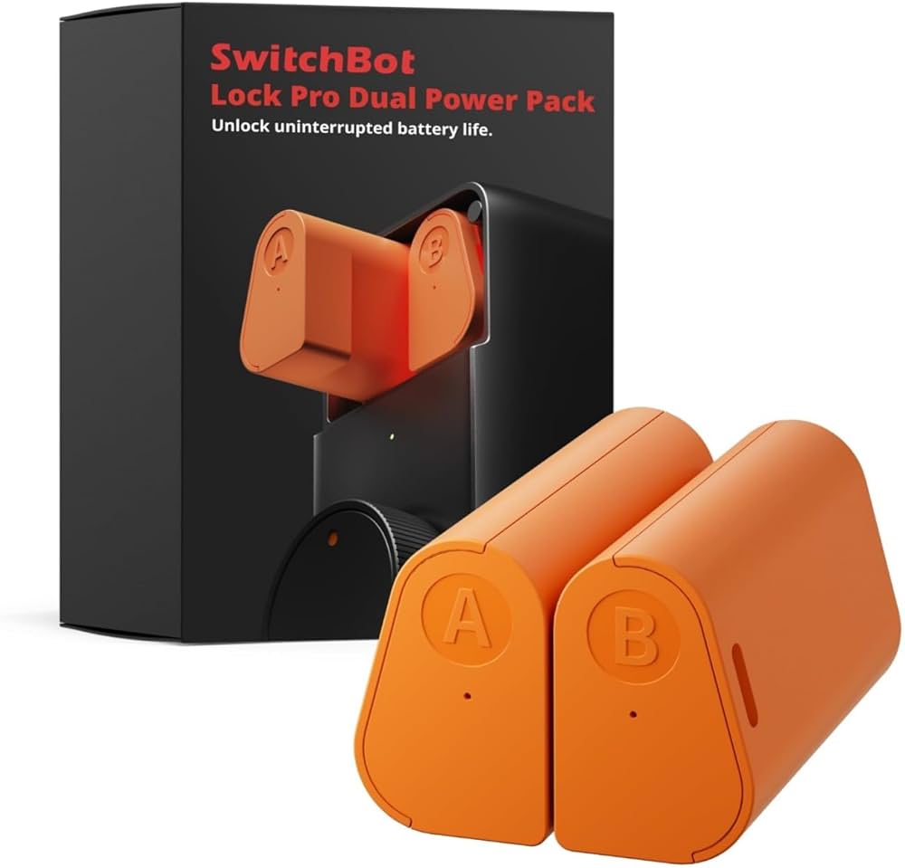 Amazon | SwitchBot ロックプロ 専用 充電バッテリー セット - 充電