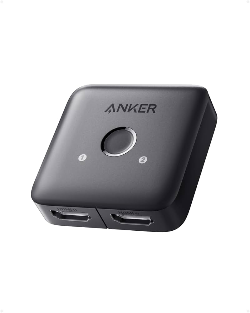 Amazon | Anker Switch (2-in-1 Out, 4K) 双方向 セレクター 4K HDR 3D
