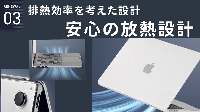 Amazon.co.jp: 【質感そのまま、傷を守る】MacBook Air 13インチ M1