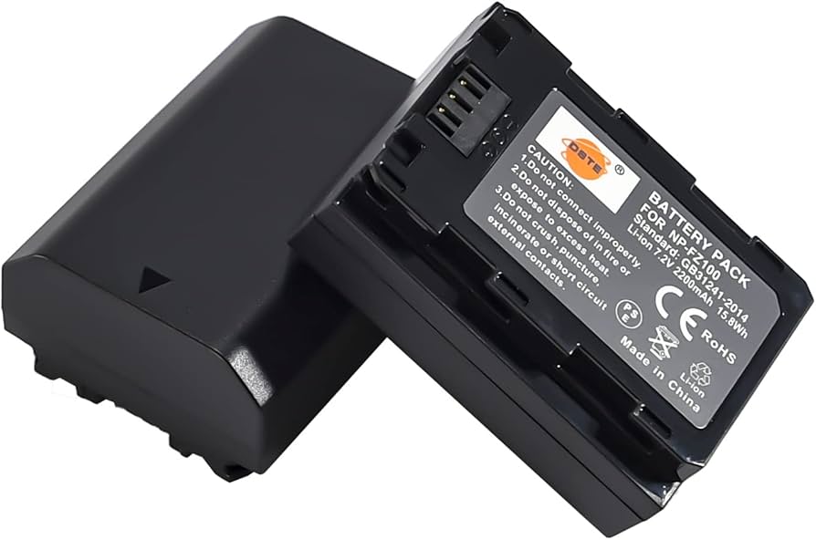 Amazon.com : DSTE 2-Pack NP-FZ100 Compatible with Sony FX3, FX30