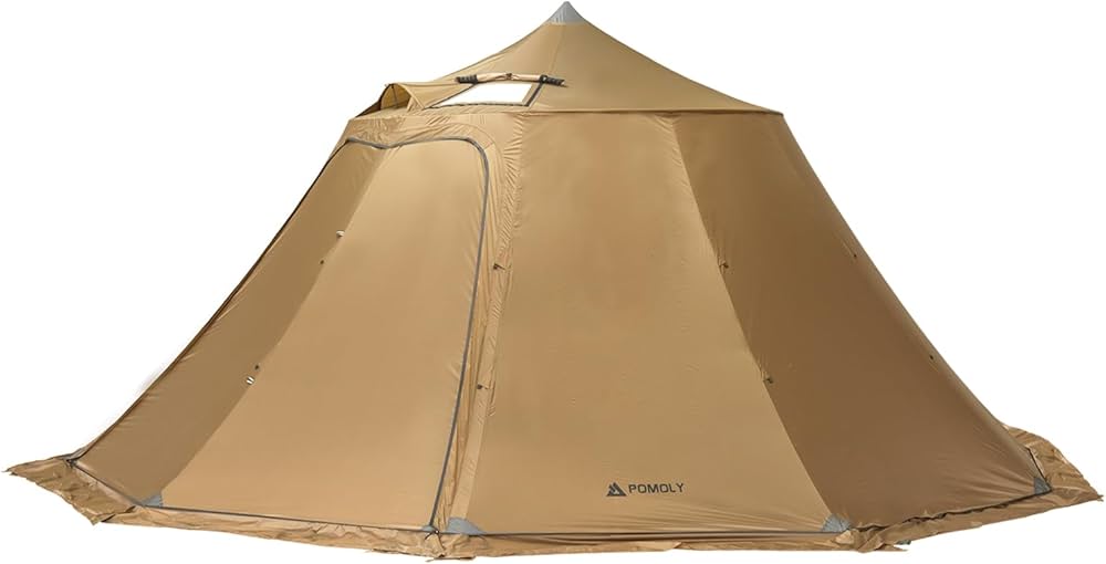 Amazon.co.jp: POMOLY Circle 6 ティピーテント｜4〜6人用 大型