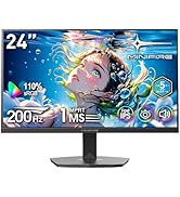 Amazon.co.jp: Minifire ゲーミングモニター 24インチ 180Hz 内蔵