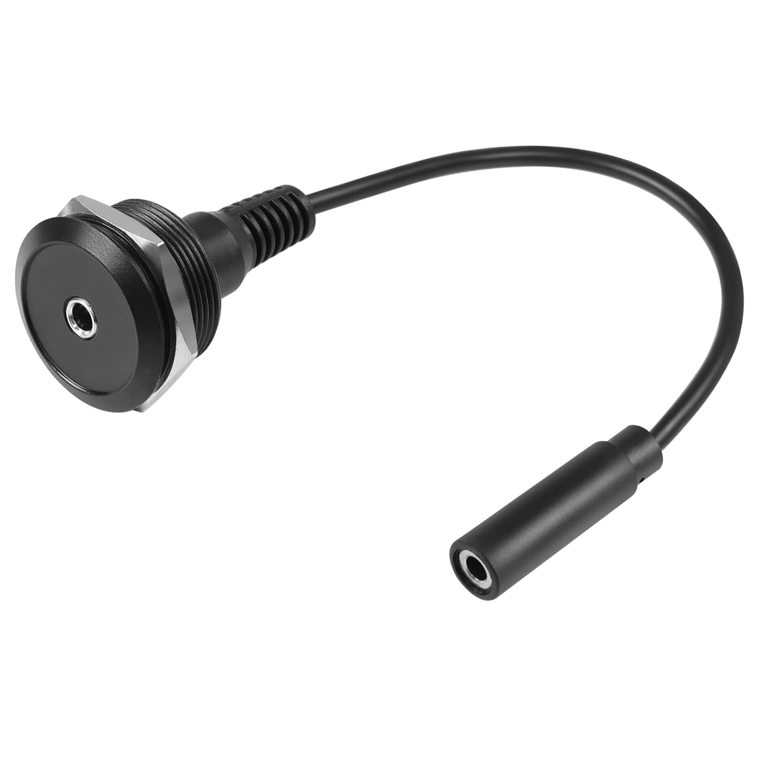 Amazon.com: QIANRENON TRS 3.5mm Short Cable Threaded Fixing Audio