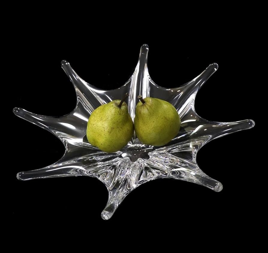 バカラ 稀少型 特大 フルーツコンポート 約4kg バスケット オブジェ 置物