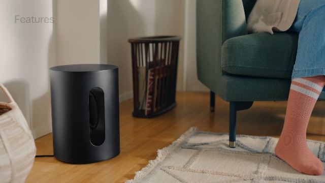 Sonos Sub Mini | Compact Wireless Subwoofer with Bold Bass for TV