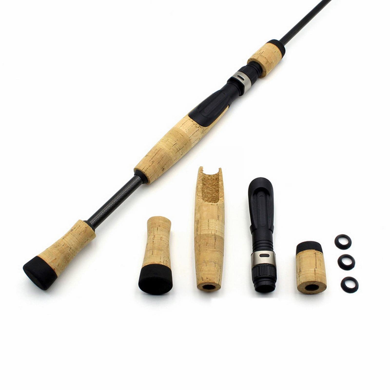 Amazon.co.jp: 釣りロッド修理用 リールシートセット ハンドルグリップ