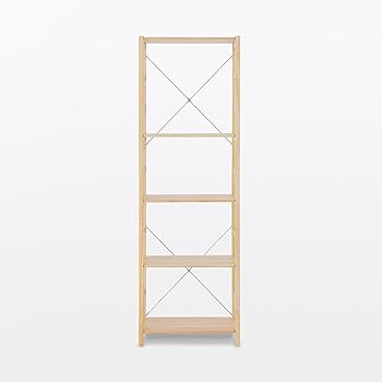 Amazon｜無印良品 パイン材ユニットシェルフ 大 幅58×奥行39.5×高さ