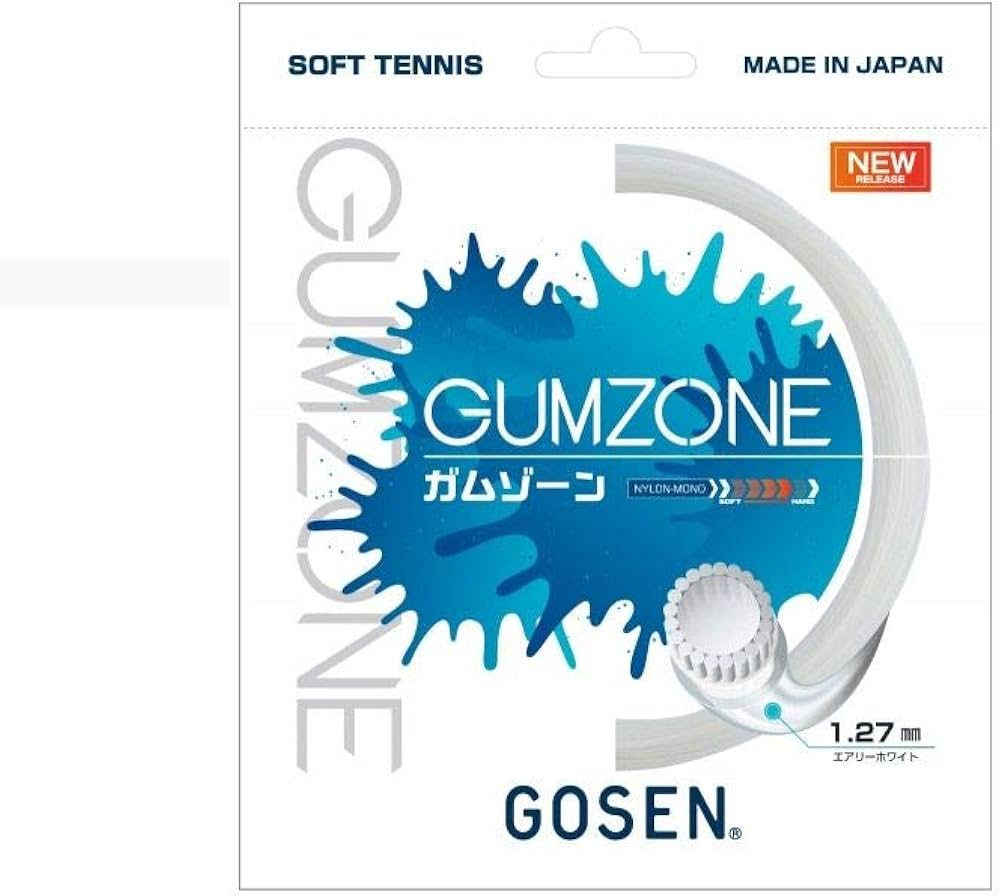 Amazon | ゴーセン(GOSEN) テニス 軟式 ガット ガムゾーン 1.27mm