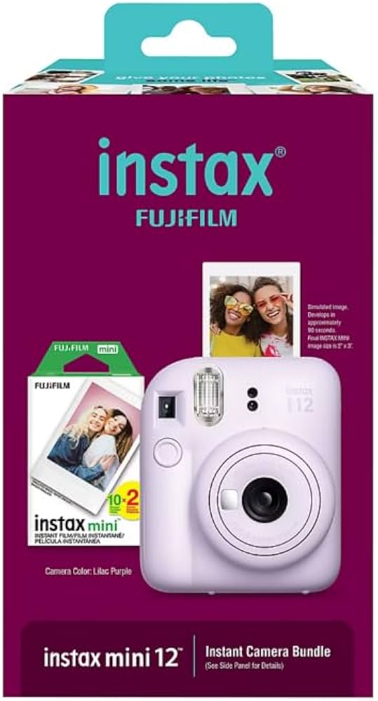 Amazon.com : Fujifilm Instax Mini 12 Instant Camera with Bonus