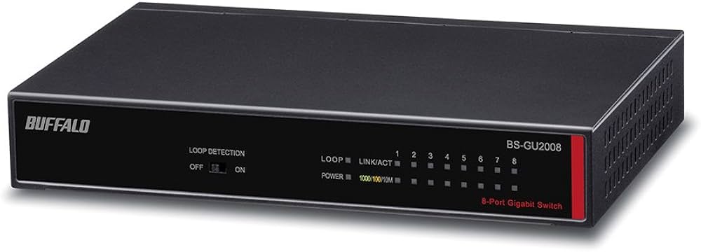 Amazon | BUFFALO レイヤー2 Giga アンマネージスイッチ 8ポートモデル