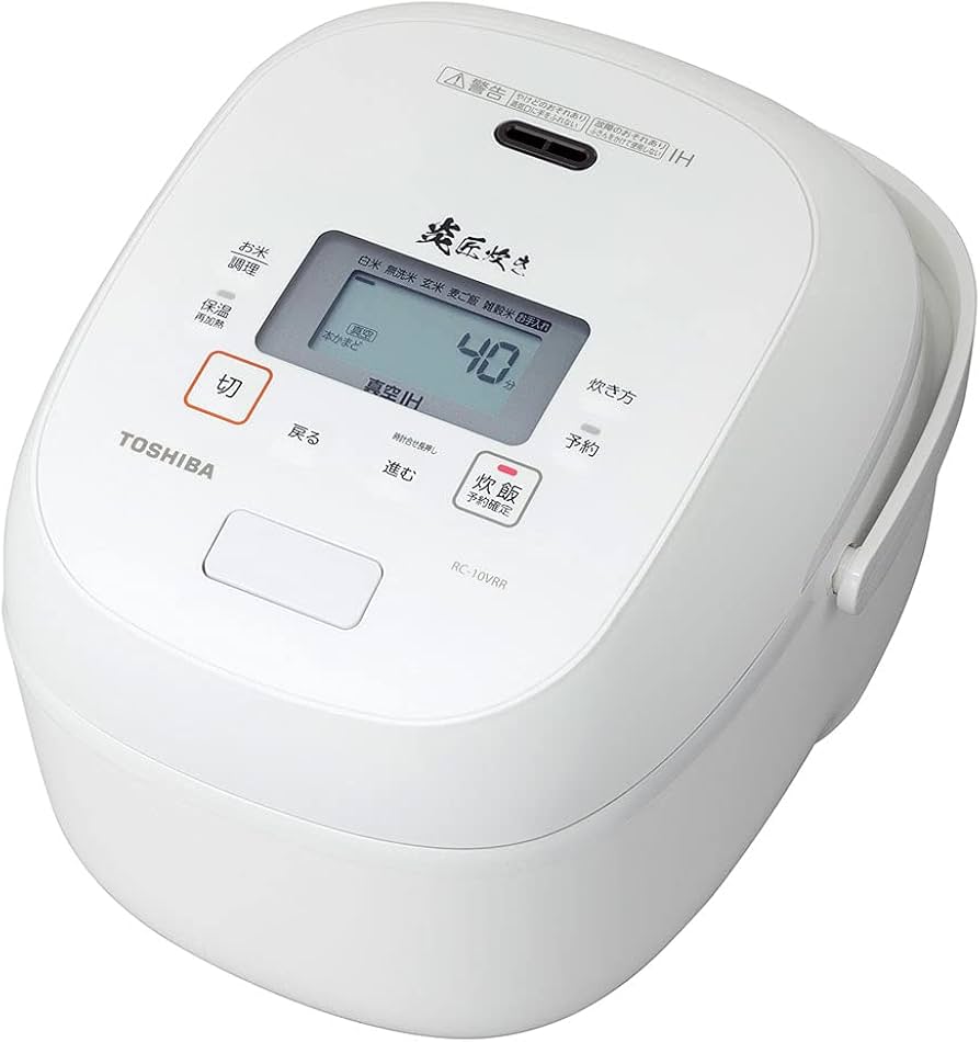 Amazon | 東芝 真空IHジャー炊飯器（5.5合炊き）ホワイトTOSHIBA 炎 匠