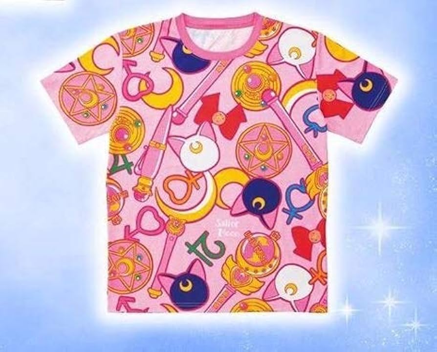Amazon.co.jp: USJ 美少女戦士 セーラームーン Tシャツ アイコン柄