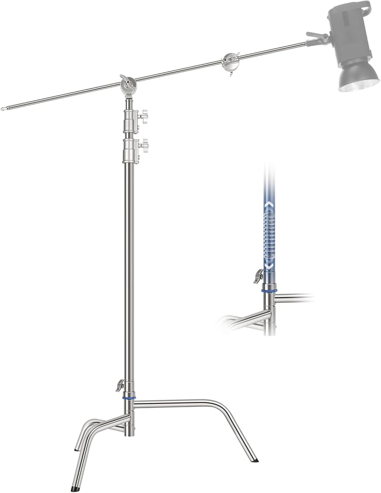 Amazon.co.jp: NEEWER Cスタンド 320cm センチュリースタンド