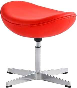 Amazon｜タンスのゲン エッグチェア スツール ソフトレザー リ