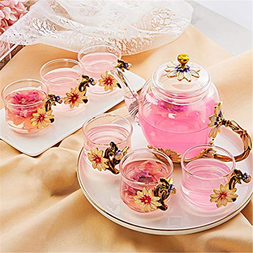 ティーセット】優雅でゼイタクな気分に！透明なガラス製のおすすめ