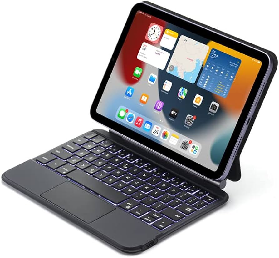 Amazon.com: QYiiD Magic Keyboard Case for iPad mini 7 (A17 Pro