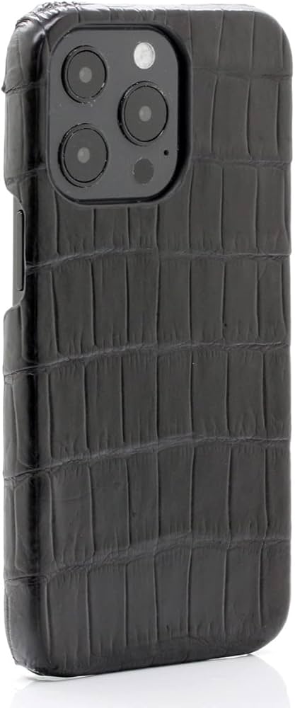 Amazon.co.jp: iPhone14Pro 用 ケース クロコダイル ワニ革