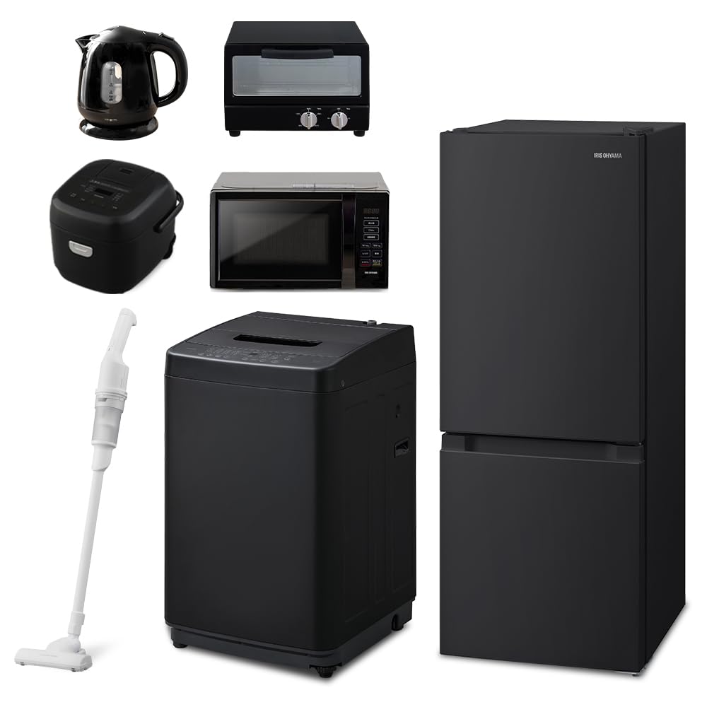 Amazon | 【新生活家電7点セット】アイリスオーヤマ 家電セット 冷蔵庫