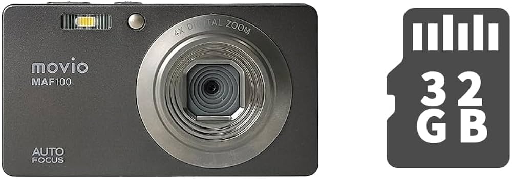 Amazon | movio オートフォーカス機能 2.7インチ液晶搭載 コンパクト