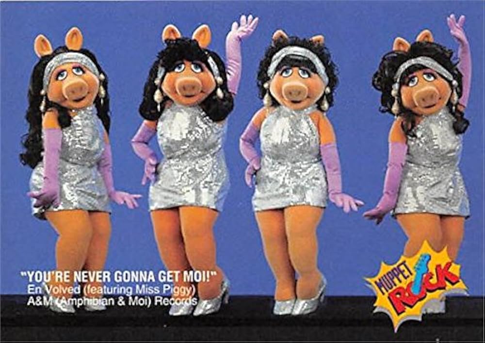 Miss Piggy Muppets trading card 1993 JH #6 at Amazon's